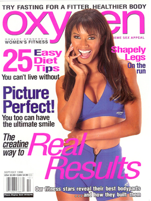Rob Sims Photography Oxygen Cover with Traci Bingham