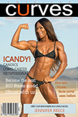 Rob Sims Photography American Curves magazine Cover with Candice Carter